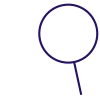 magnify glass reveals question mark animated gif