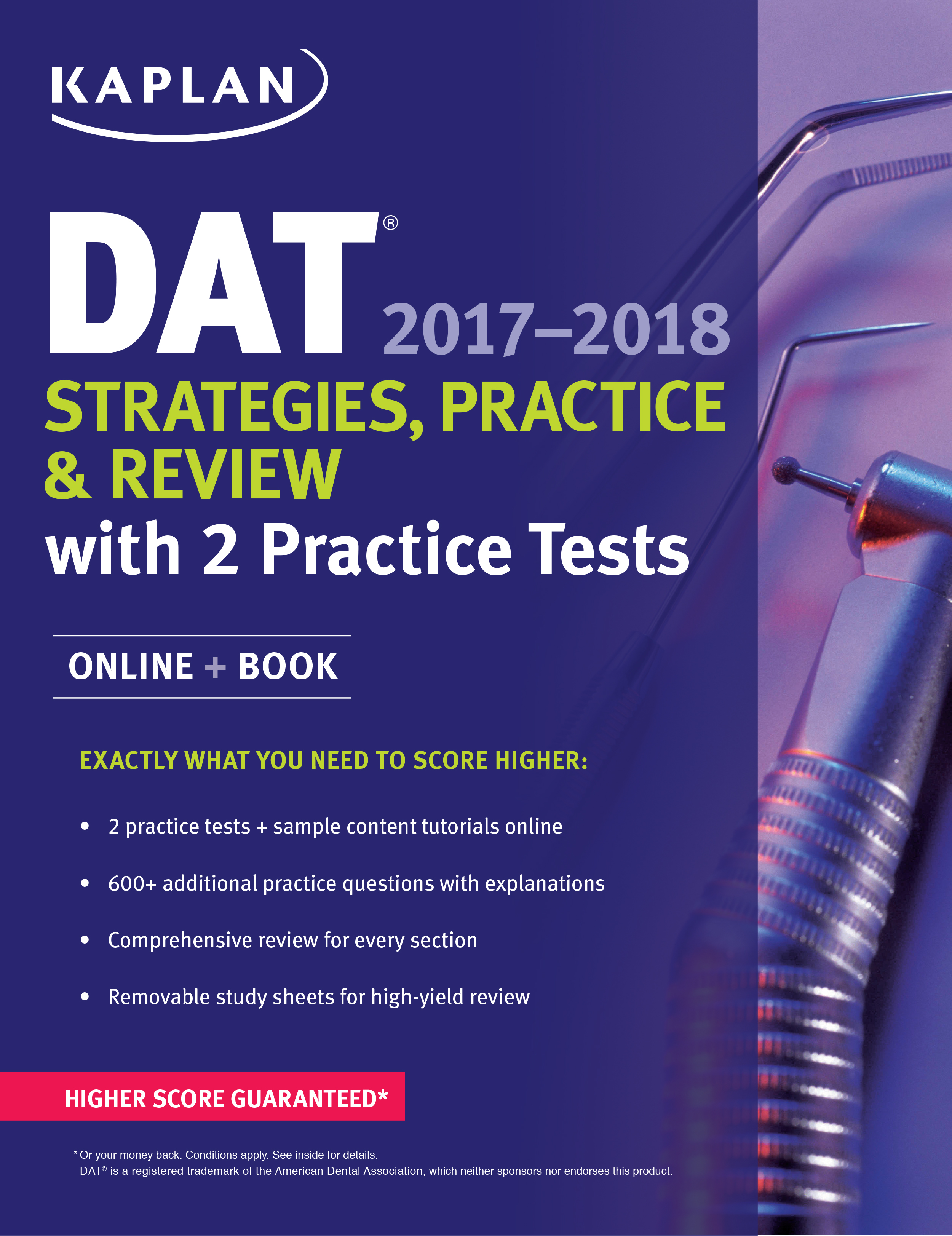 Dat Books Kaplan Test Prep